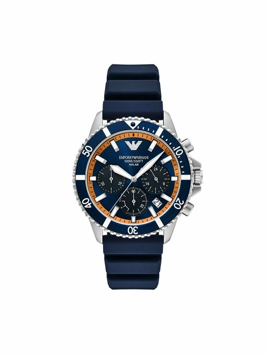 Zdjęcie produktu Zegarek chronograficzny Emporio Armani niebieski