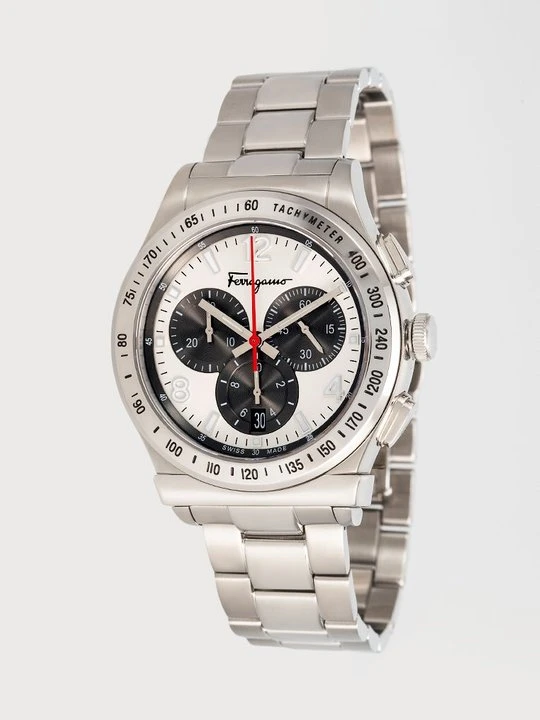 Zdjęcie produktu Zegarek chronograficzny FERRAGAMO srebrny