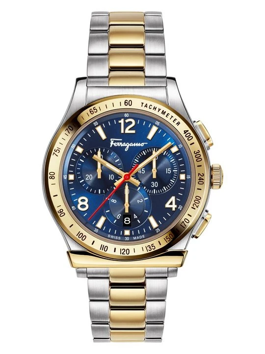 Zdjęcie produktu Zegarek chronograficzny FERRAGAMO srebrny