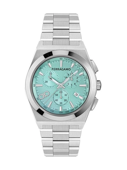 Zdjęcie produktu Zegarek chronograficzny FERRAGAMO srebrny