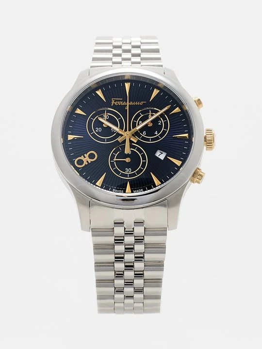Zdjęcie produktu Zegarek chronograficzny FERRAGAMO srebrny