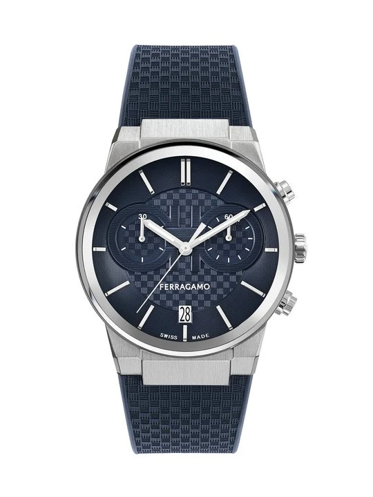 Zdjęcie produktu Zegarek chronograficzny FERRAGAMO niebieski