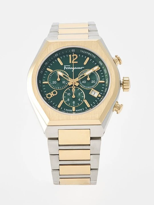 Zdjęcie produktu Zegarek chronograficzny FERRAGAMO złoty