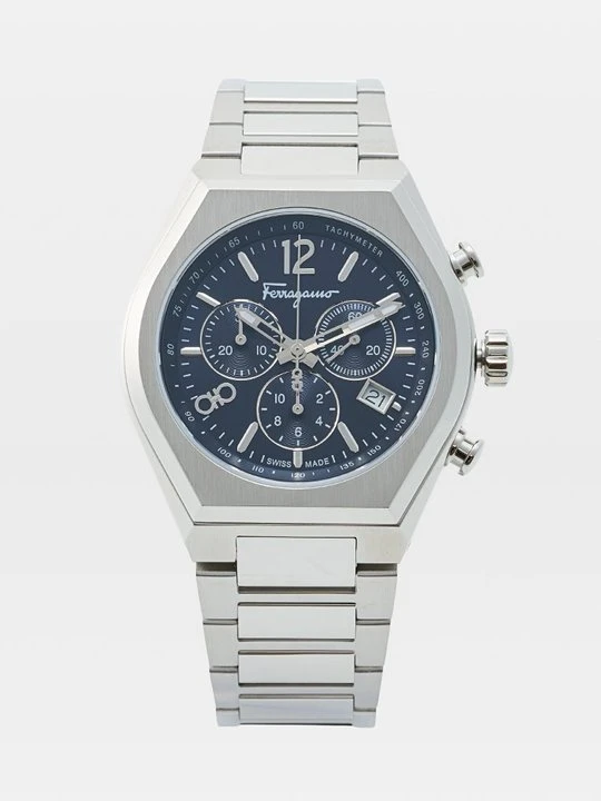 Zdjęcie produktu Zegarek chronograficzny FERRAGAMO srebrny