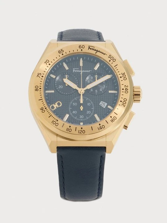 Zdjęcie produktu Zegarek chronograficzny FERRAGAMO niebieski