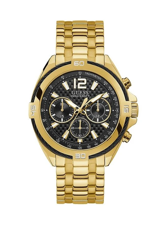 Zdjęcie produktu Zegarek chronograficzny Guess w kolorze złota