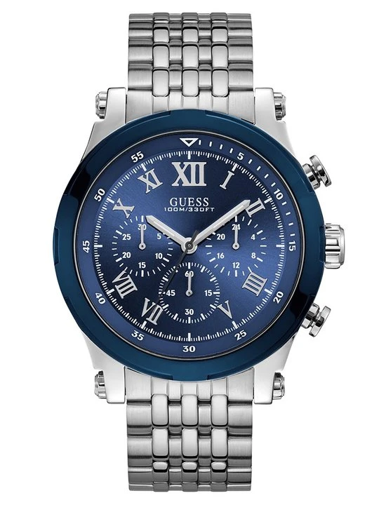 Zdjęcie produktu Zegarek chronograficzny Guess srebrny