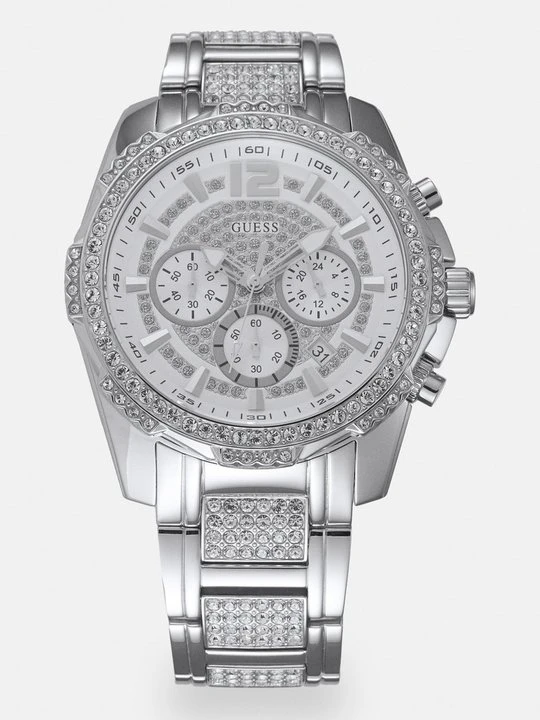 Zdjęcie produktu Zegarek chronograficzny Guess srebrny