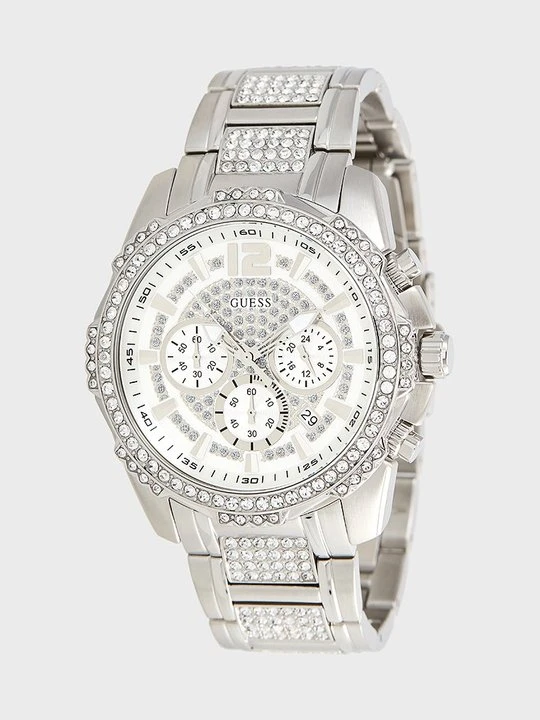 Zdjęcie produktu Zegarek chronograficzny Guess srebrny