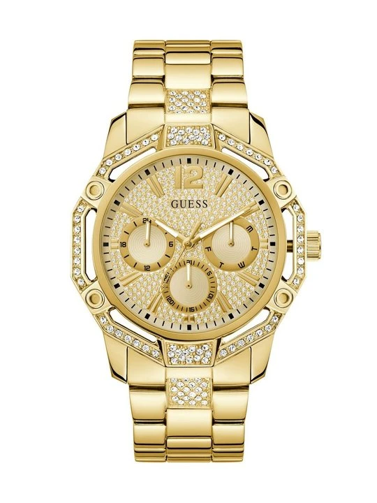 Zdjęcie produktu Zegarek chronograficzny Guess w kolorze złota