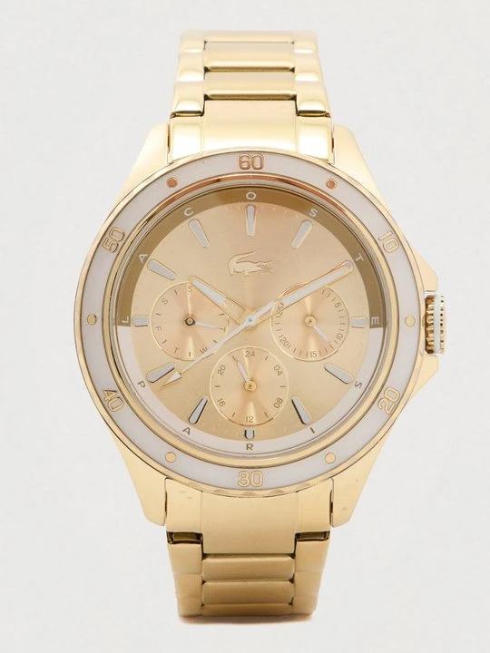 Zdjęcie produktu Zegarek chronograficzny Lacoste w kolorze złota
