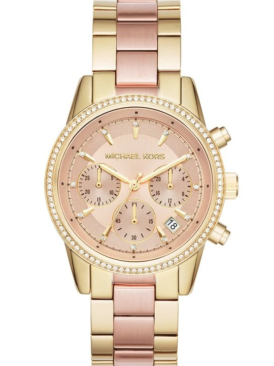 Zdjęcie produktu Zegarek chronograficzny Michael Kors w kolorze złota