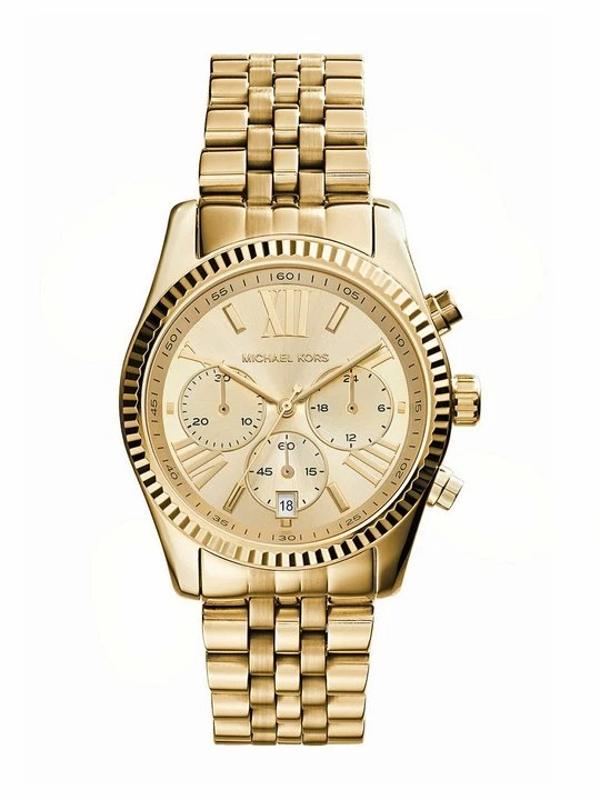 Zdjęcie produktu Zegarek chronograficzny Michael Kors w kolorze złota