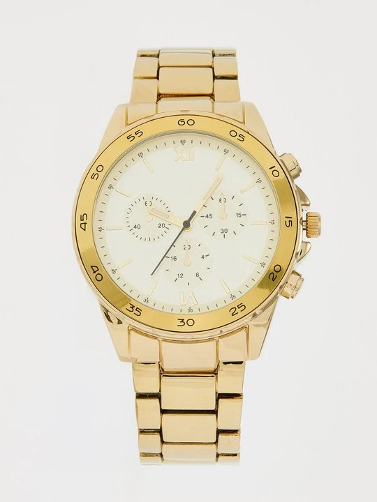 Zdjęcie produktu Zegarek chronograficzny Pier One złoty
