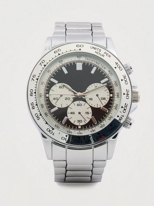 Zdjęcie produktu Zegarek chronograficzny Pier One srebrny