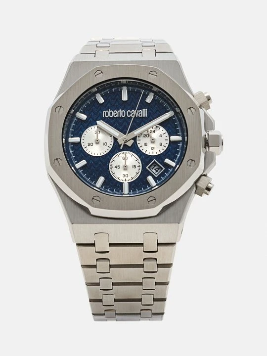 Zdjęcie produktu Zegarek chronograficzny Roberto Cavalli srebrny