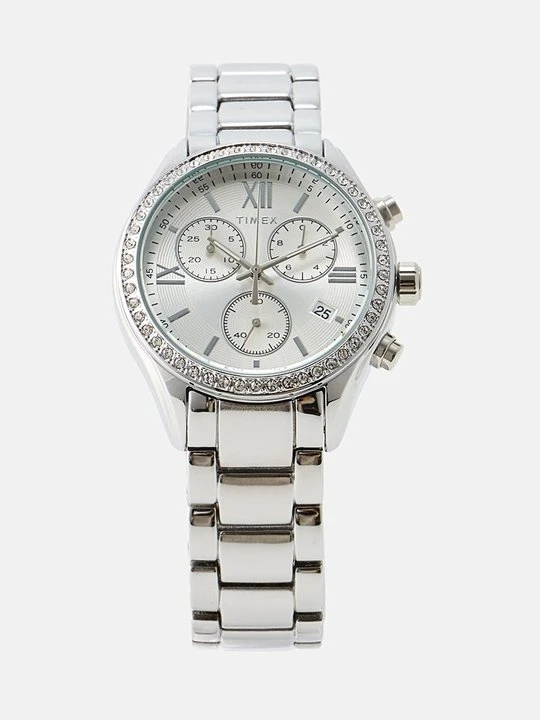 Zdjęcie produktu Zegarek chronograficzny Timex srebrny