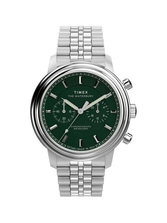 Zdjęcie produktu Zegarek chronograficzny Timex srebrny