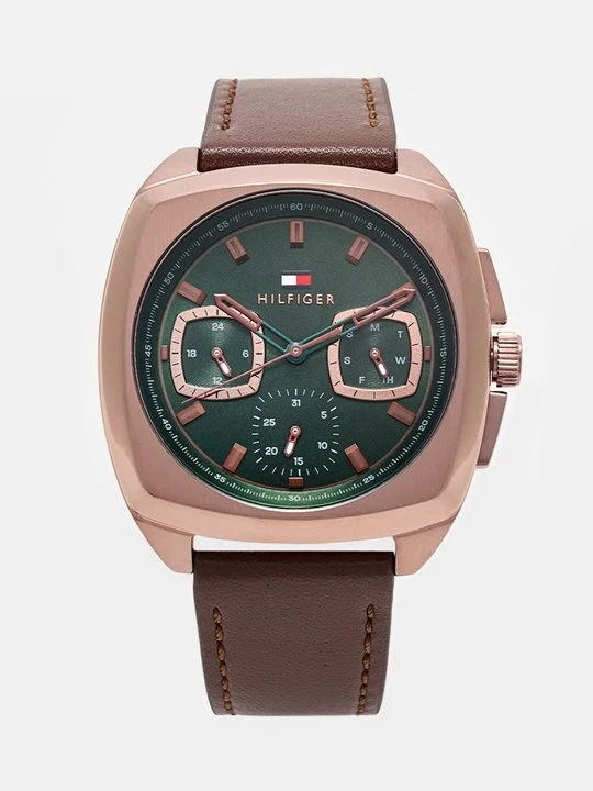 Zdjęcie produktu Zegarek chronograficzny Tommy Hilfiger brązowy