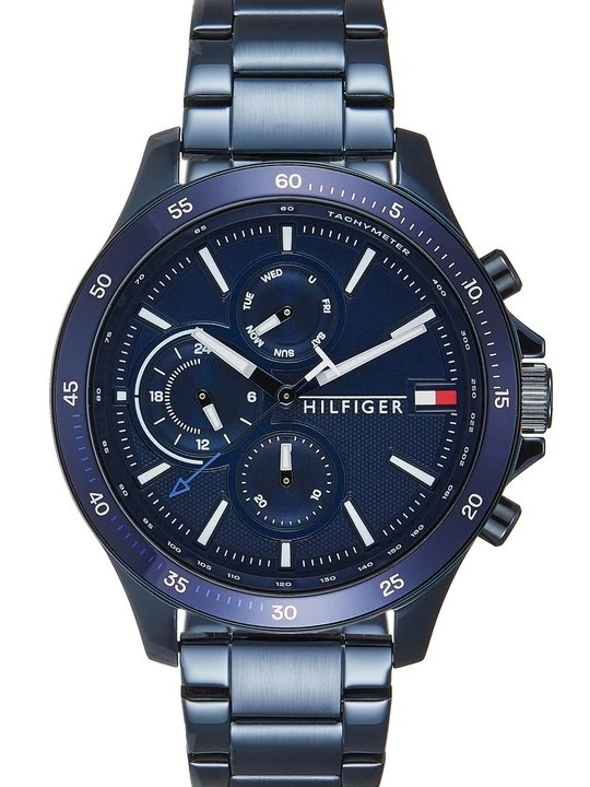 Zdjęcie produktu Zegarek chronograficzny Tommy Hilfiger niebieski