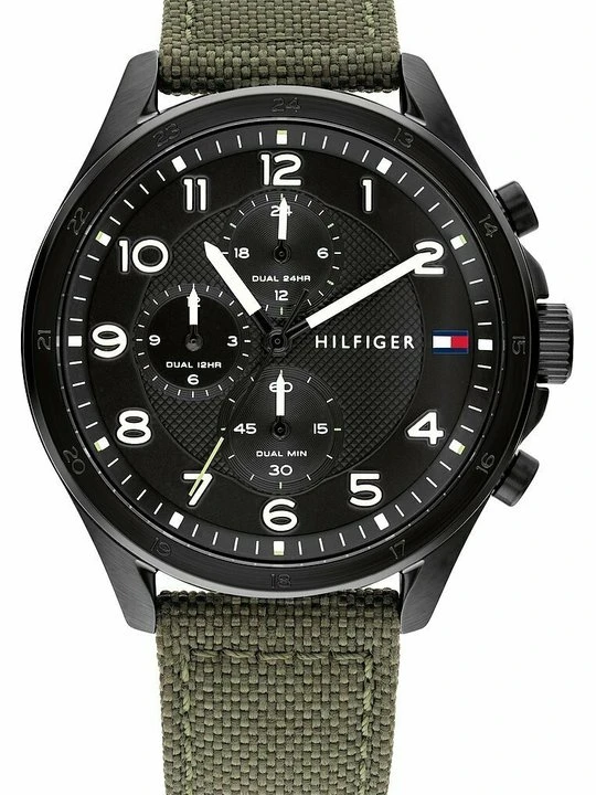 Zdjęcie produktu Zegarek chronograficzny Tommy Hilfiger zielony