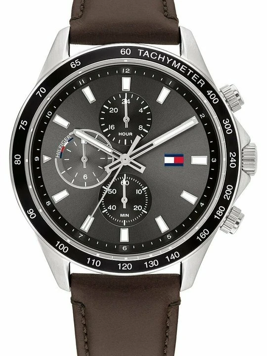 Zdjęcie produktu Zegarek chronograficzny Tommy Hilfiger brązowy