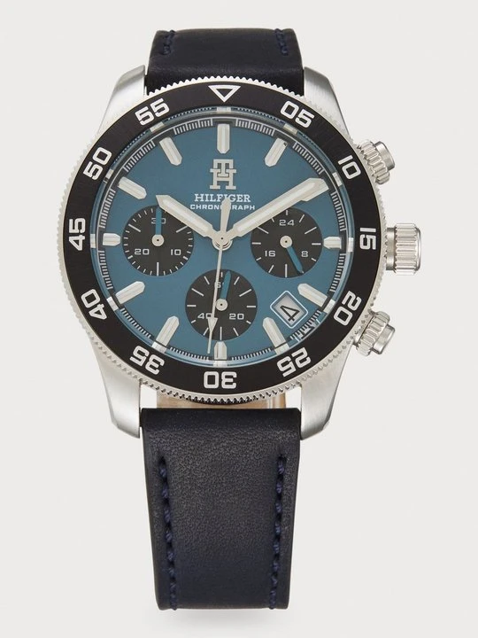 Zdjęcie produktu Zegarek chronograficzny Tommy Hilfiger niebieski