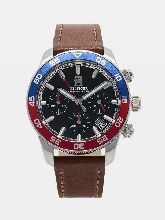 Zdjęcie produktu Zegarek chronograficzny Tommy Hilfiger srebrny