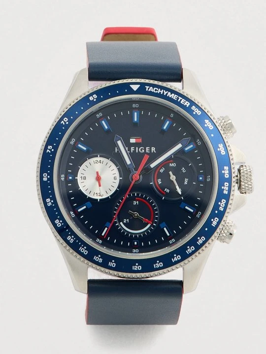 Zdjęcie produktu Zegarek chronograficzny Tommy Hilfiger srebrny
