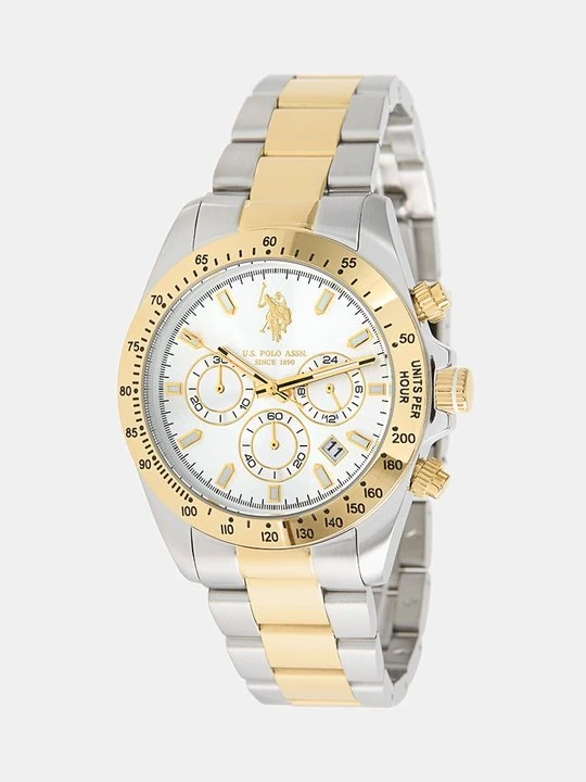 Zdjęcie produktu Zegarek chronograficzny U.S. POLO ASSN. srebrny