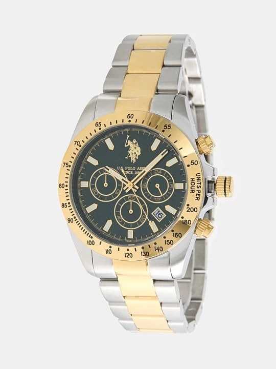 Zdjęcie produktu Zegarek chronograficzny U.S. POLO ASSN. srebrny