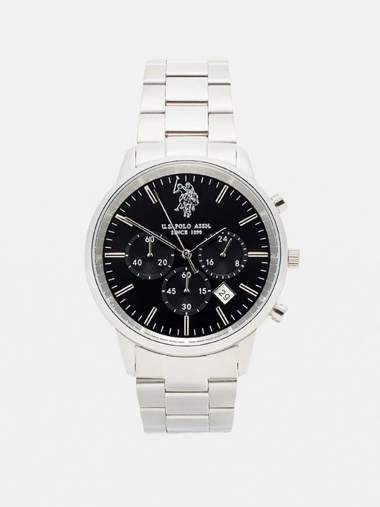 Zdjęcie produktu Zegarek chronograficzny U.S. POLO ASSN. srebrny