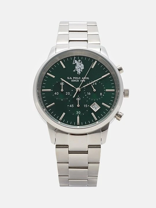 Zdjęcie produktu Zegarek chronograficzny U.S. POLO ASSN. srebrny