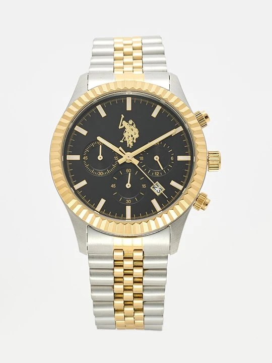 Zdjęcie produktu Zegarek chronograficzny U.S. POLO ASSN. srebrny