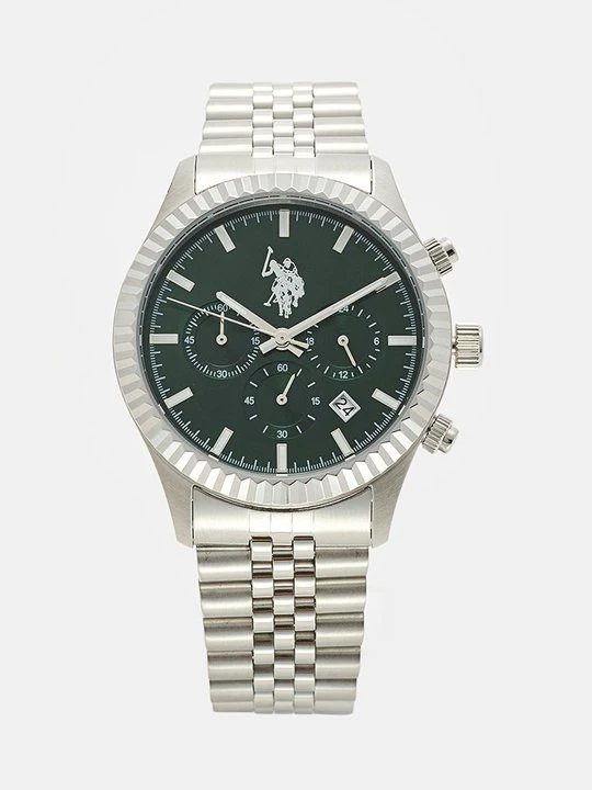 Zdjęcie produktu Zegarek chronograficzny U.S. POLO ASSN. srebrny