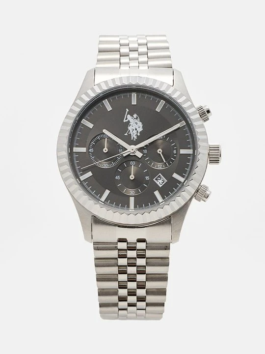 Zdjęcie produktu Zegarek chronograficzny U.S. POLO ASSN. srebrny