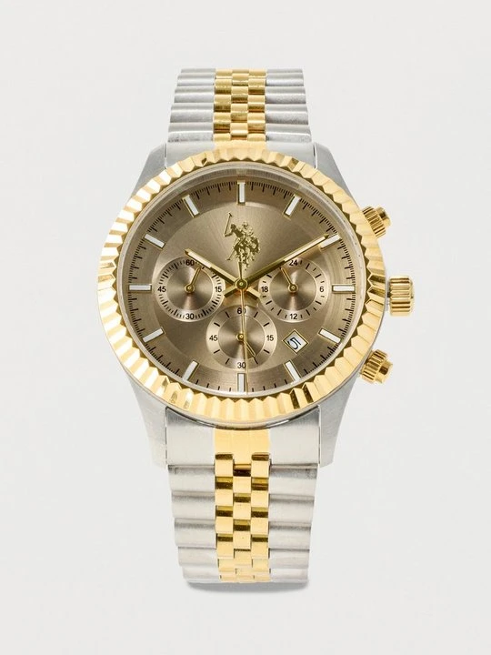 Zdjęcie produktu Zegarek chronograficzny U.S. POLO ASSN. srebrny