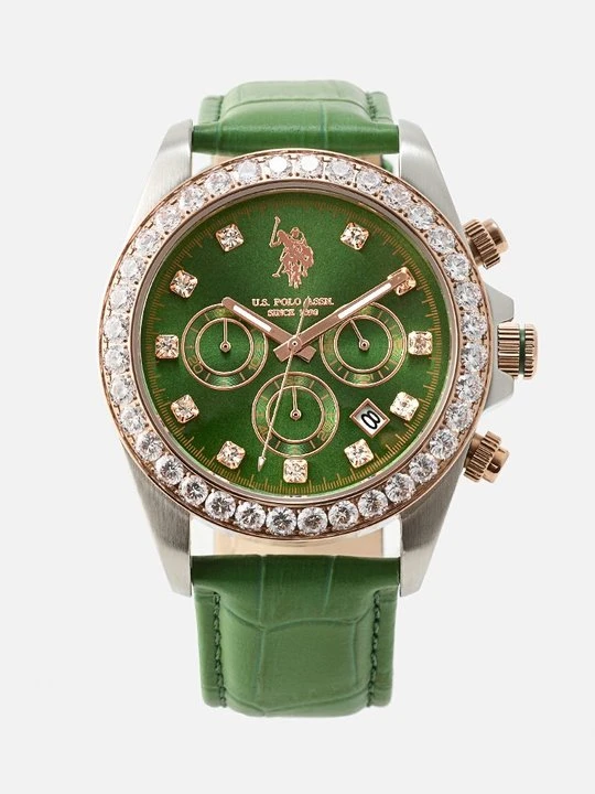 Zdjęcie produktu Zegarek chronograficzny U.S. POLO ASSN. srebrny