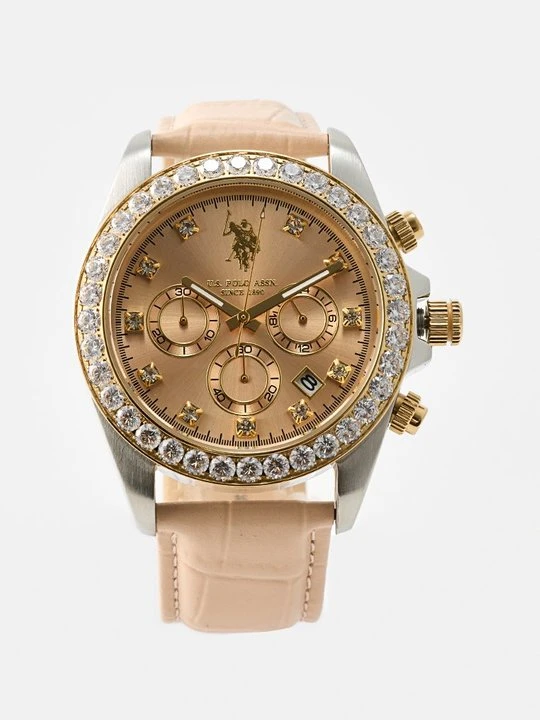 Zdjęcie produktu Zegarek chronograficzny U.S. POLO ASSN. srebrny
