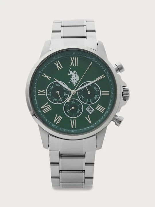 Zdjęcie produktu Zegarek chronograficzny U.S. POLO ASSN. srebrny