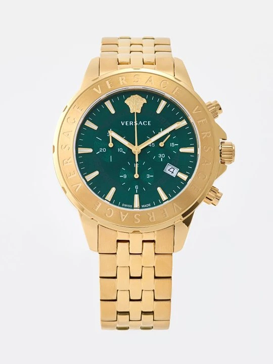 Zdjęcie produktu Zegarek chronograficzny Versace złoty