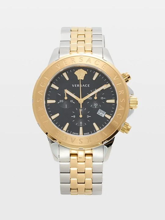 Zdjęcie produktu Zegarek chronograficzny Versace złoty