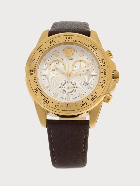 Zdjęcie produktu Zegarek chronograficzny Versace brązowy