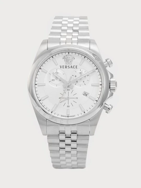 Zdjęcie produktu Zegarek chronograficzny Versace srebrny