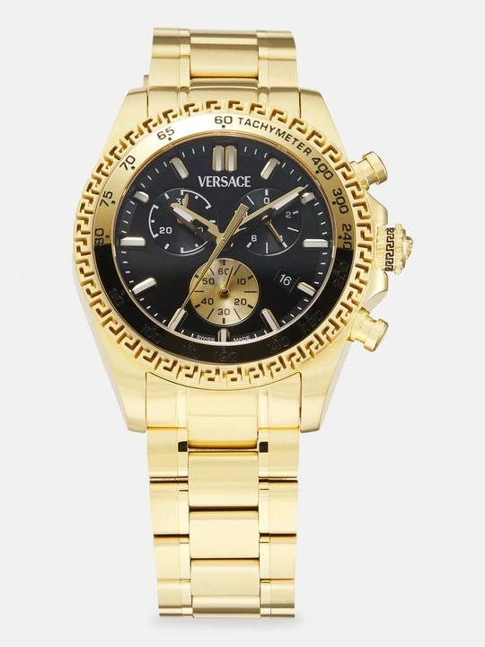 Zdjęcie produktu Zegarek chronograficzny Versace w kolorze złota