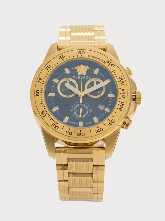 Zdjęcie produktu Zegarek chronograficzny Versace w kolorze złota