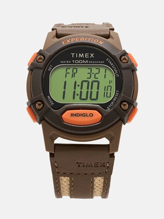 Zdjęcie produktu Zegarek cyfrowy Timex brązowy