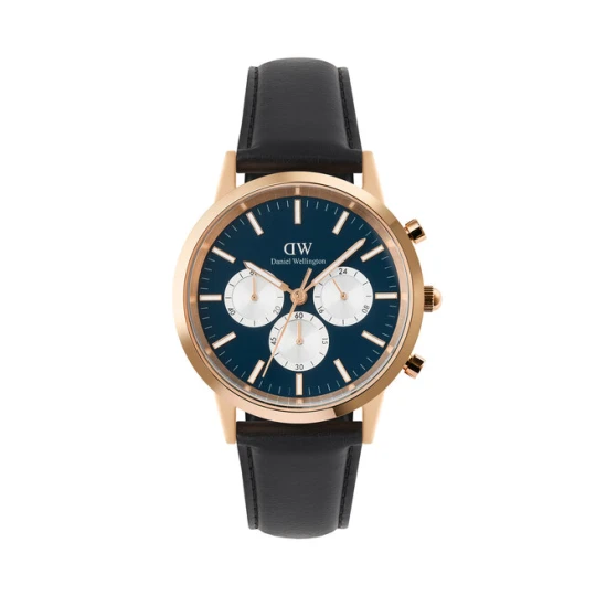 Zdjęcie produktu Zegarek Daniel Wellington Iconic Chronograph St Mawes Arctic Panda DW00100877 Czarny