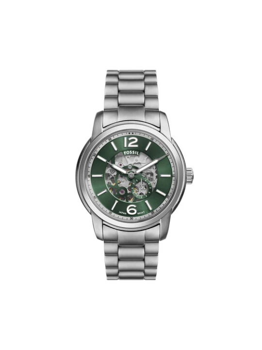 Zdjęcie produktu Zegarek Fossil Heritage Skeleton ME3262 Srebrny