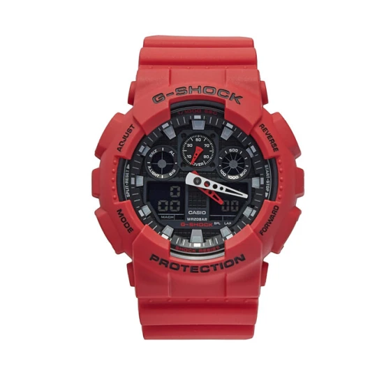Zdjęcie produktu Zegarek G-Shock GA-100B-4AER Czerwony